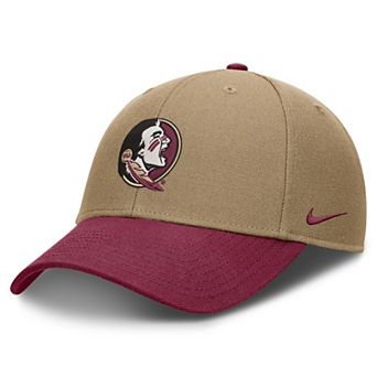 Unisex Nike Beige/Garnet Florida State Seminoles Primetime Rise Dri-FIT Adjustable Hat