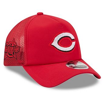 Men's New Era Red Cincinnati Reds 2026 MLB All-Star Game Workout 9FORTY Apex Adjustable Hat