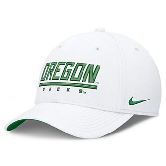 Men's Nike White Oregon Ducks Game Day Rise Swooshflex Hat