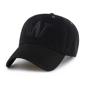 Men's Carhartt x '47 Black Washington Huskies Clean Up Adjustable Hat