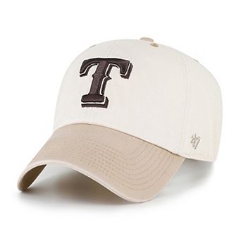 Men's '47 Natural/Tan Texas Rangers Neutral Terrain Clean Up Adjustable Hat