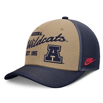 Unisex Nike Beige/Navy Arizona Wildcats Legacy Rise Trucker Adjustable Hat