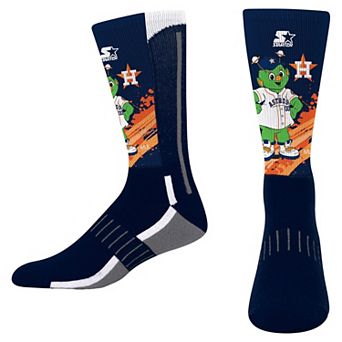Youth Starter Navy Houston Astros Phenom Mascot Color Splash Crew Socks