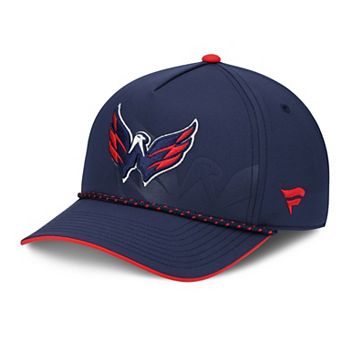 Men's Fanatics Navy Washington Capitals On Stage Podium A-Frame Adjustable Hat