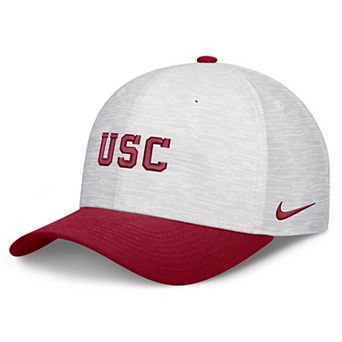 Unisex Nike White/Cardinal USC Trojans Primetime Rise Adjustable Hat