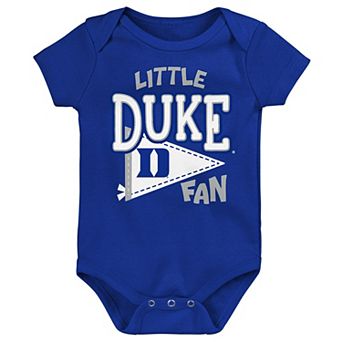 Newborn Outerstuff Royal Duke Blue Devils Little Banner Bodysuit