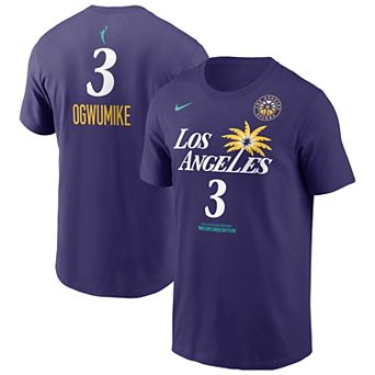 Men's Nike Nneka Ogwumike Purple Los Angeles Sparks Explorer Edition Name & Number T-Shirt