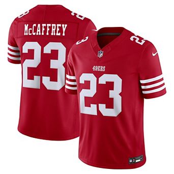 Men's Nike Christian McCaffrey Scarlet San Francisco 49ers Vapor F.U.S.E. Stitched Limited Jersey