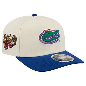 Men's New Era White/Royal Florida Gators America's 250th 9SEVENTY Adjustable Hat