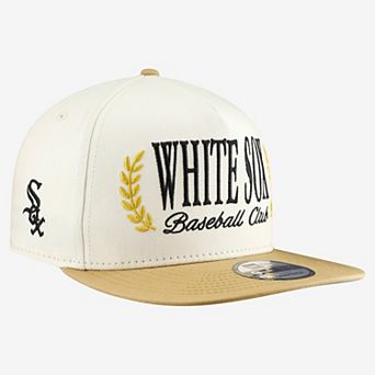 Men's New Era Cream Chicago White Sox Club 9FIFTY A-Frame Snapback Hat
