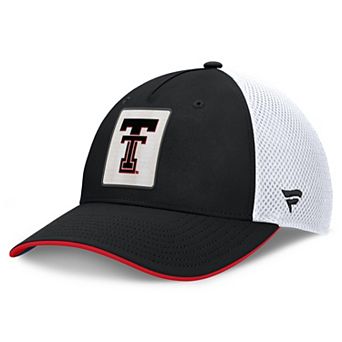 Men's Fanatics Black Texas Tech Red Raiders 5-Panel Matter Flex Hat