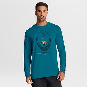 Men's Nike Teal Jacksonville Jaguars Legend Icon Dri-FIT Long Sleeve T-Shirt