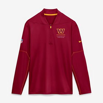 Men's Nike Burgundy Washington Commanders Sideline Dri-FIT Half-Zip Pullover