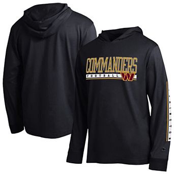 Men's Champion Black Washington Commanders All Star Hooded T-Shirt