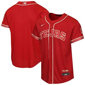 Youth Nike Red Texas Rangers 2026 City Connect Stadium Jersey