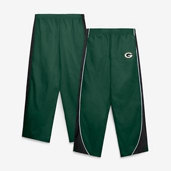 Women's Fanatics Green/Black Green Bay Packers Team First Backwards Lateral Nylon Pants