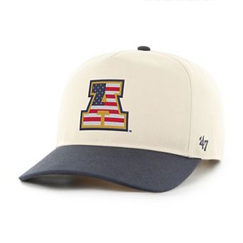 Men's '47 Natural/Navy Arizona Wildcats Americana Flag Hitch Adjustable Hat