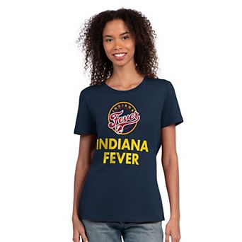 Women's Starter Navy Indiana Fever WNBA 30th Anniversary Scoop Neck T-Shirt