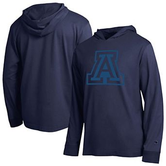 Men's Champion Navy Arizona Wildcats Tonal All-Star Long Sleeve Hooded T-Shirt