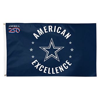 WinCraft Dallas Cowboys 3' x 5' One-Sided America 250 Deluxe Flag
