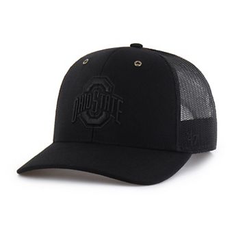 Men's Carhartt x '47 Black Ohio State Buckeyes Trucker Adjustable Hat