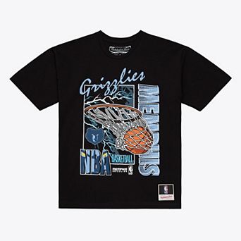 Men's Mitchell & Ness Black Memphis Grizzlies Lightning Swish T-Shirt