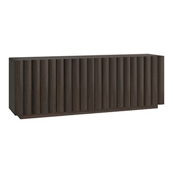 Finley & Sloane Olie Rectangular Fluted TV Stand