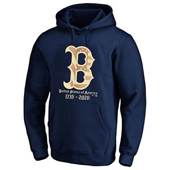 Men's Fanatics Navy Boston Red Sox USA 1776-2026 Big & Tall Hoodie