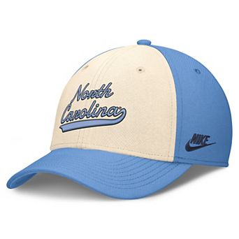 Men's Nike Natural/Carolina Blue North Carolina Tar Heels Legacy Swooshflex Dri-FIT Hat