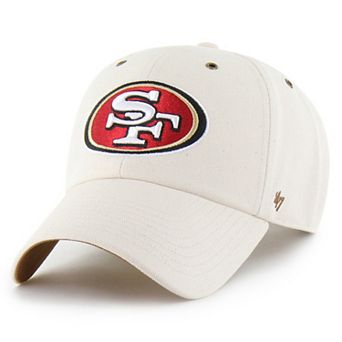 Men's Carhartt x '47 Natural San Francisco 49ers Undyed Clean Up Adjustable Hat