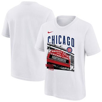 Youth Nike White Chicago Cubs Hometown Collection T-Shirt