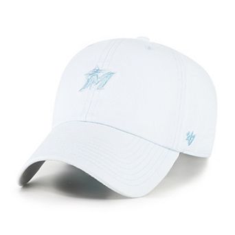 Unisex '47 Light Blue Miami Marlins Pastel Clean Up Adjustable Hat