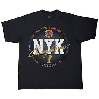 Unisex Stadium Essentials Black New York Knicks 2026 NBA Finals Champions All Access Urban T-Shirt
