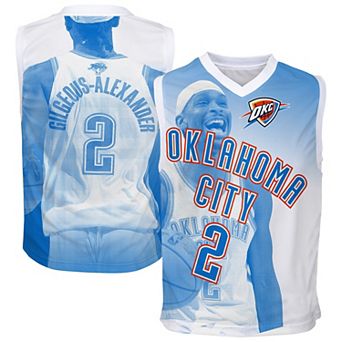 Youth Outerstuff Shai Gilgeous-Alexander Blue Oklahoma City Thunder Hometown Fashion Jersey