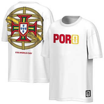 Men's Outerstuff White Portugal FIFA World Cup 2026 Livery Oversized T-Shirt