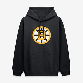 Men's Logo Athletic Black Boston Bruins Essential Hoodie