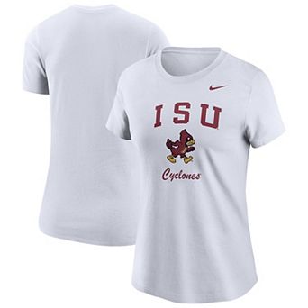 Women's Nike White Iowa State Cyclones Primary T-Shirt