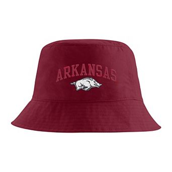 Men's Nike Cardinal Arkansas Razorbacks Apex Striped Bucket Hat