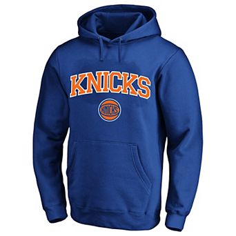Men's Profile Blue New York Knicks Big & Tall Arch Over Logo Hoodie