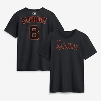 Men's Nike Bryce Eldridge Black San Francisco Giants Home Name & Number T-Shirt