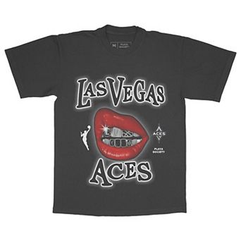 Unisex Playa Society Black Las Vegas Aces Sketch T-Shirt