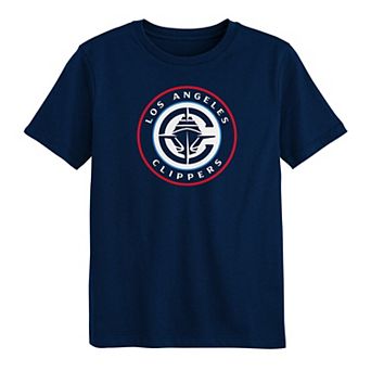 Preschool Outerstuff Navy LA Clippers Primary Logo T-Shirt