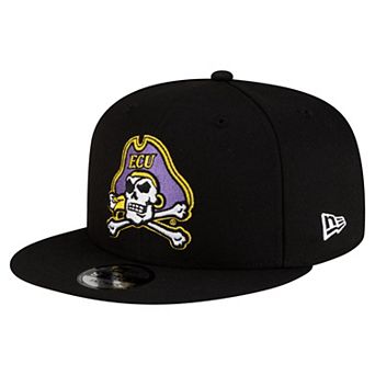 Men's New Era Black ECU Pirates Team 9FIFTY Snapback Hat