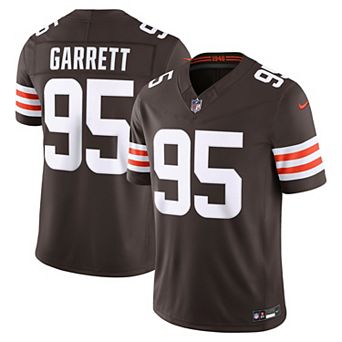 Men's Nike Myles Garrett Brown Cleveland Browns Vapor F.U.S.E. Stitched Limited Jersey
