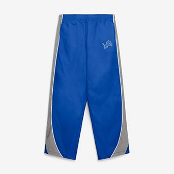 Women's Fanatics Blue/Gray Detroit Lions Team First Backwards Lateral Nylon Pants