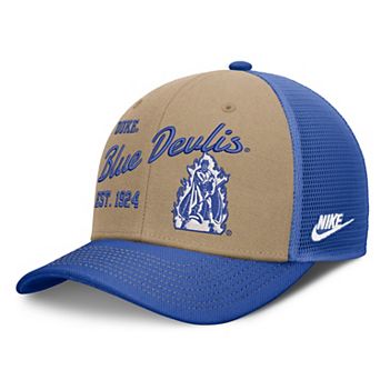 Unisex Nike Beige/Royal Duke Blue Devils Legacy Rise Trucker Adjustable Hat
