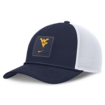Unisex Nike Navy West Virginia Mountaineers 2026 On-Field Gameday Rope Trucker Adjustable Hat
