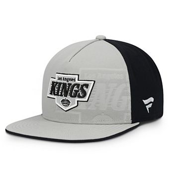 Men's Fanatics Silver/Black Los Angeles Kings Snapback Hat