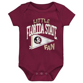 Newborn Outerstuff Garnet Florida State Seminoles Little Banner Bodysuit