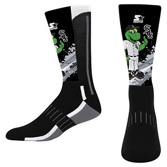 Youth Starter Black Chicago White Sox Phenom Mascot Color Splash Crew Socks